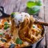 Tomato basil pasta bake