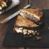 Patty melt with beer, caramelized onions and Cooper sharp cheese