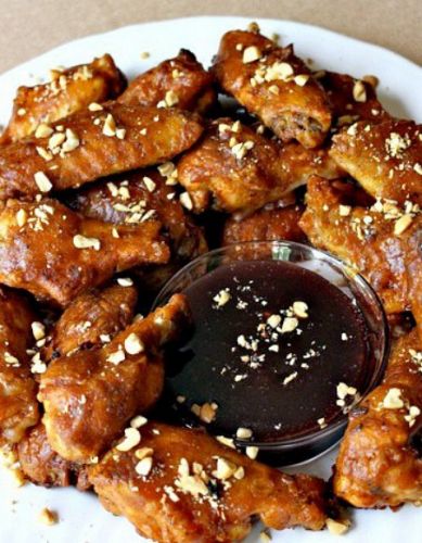 Peanut butter and jelly wings