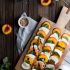Summer peach Caprese salad