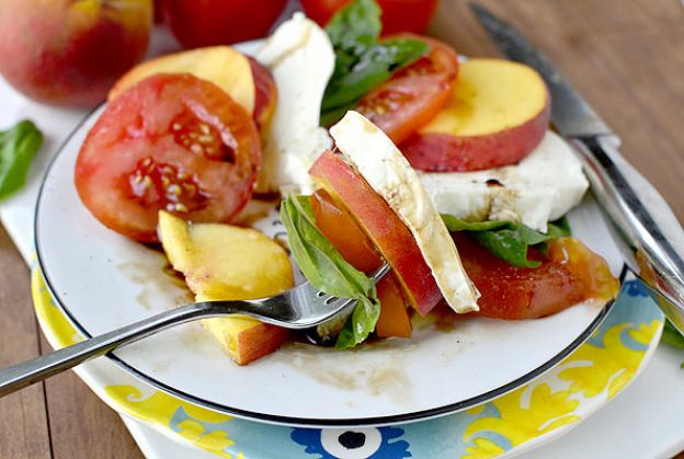 Peach Caprese Salad
