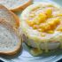 Sweet & spicy peach-baked brie