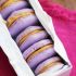 Peanut butter and jelly macarons