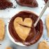 Chocolate-covered peanut butter hearts