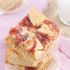 Peanut butter and jelly blondies