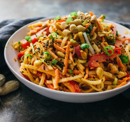 Cold Peanut Noodle Salad