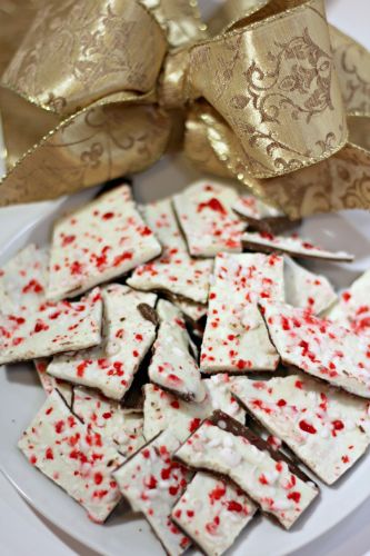 Peppermint bark
