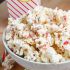 Peppermint candy cane popcorn