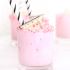 Peppermint eggnog milkshake shots