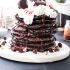 Fluffy Dark Chocolate Peppermint Pancake