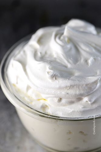 The perfect recipe for whipped cream