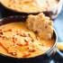 Vegan persimmon butternut squash soup