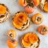 Bruleed persimmon tarts