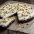 Pistachio Brown Butter Brownies With Cream Cheese Frosting