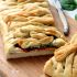 Cheesy Stuffed Pizza Braid