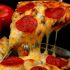 Grated cheese pizza