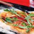 Pizza with pancetta