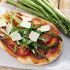 Asparagus pizza