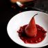 Poached pears with pomegranate