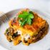 Polenta Lasagna with Smoky Red Pepper Sauce