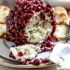 pomegranate jeweled white cheddar, toasted almond and crispy sage cheeseball