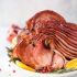 Pomegranate Maple Glazed Baked Ham