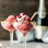 Pomegranate Champagne sorbet