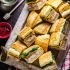 Chicken Bacon Pressed Picnic Sandwiches With Raspberry Honey Mustard