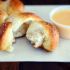 Pretzel twists and cheese dipping sauce