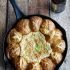 Pull-apart pretzel skillet with beer cheese dip