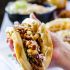 Pulled Pork Waffle Tacos with Pineapple Slaw