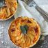 Pumpkin and potato gratin with Gruyere and sage