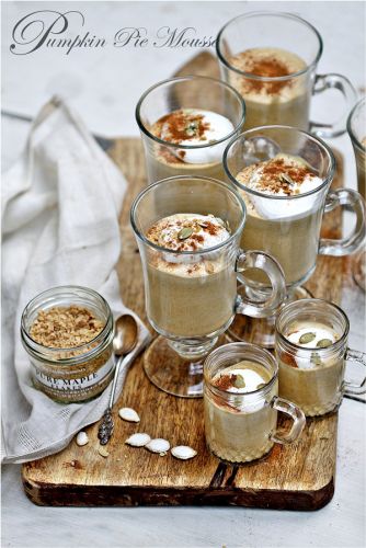 Pumpkin pie mousse