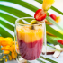 Fruit puree smoothie