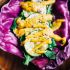 Purple Cabbage tacos with tangy Chipotle Aioli
