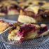 Purple plum torte