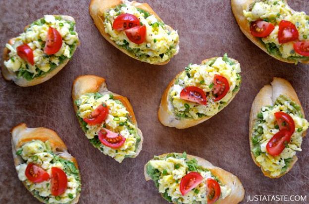 Quick and Easy Breakfast Bruschetta