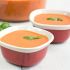Quick Chilled Roasted Red Pepper Soup with Greek Yogurt
