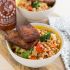 Peanutty Quinoa Bowls with Baked Tofu