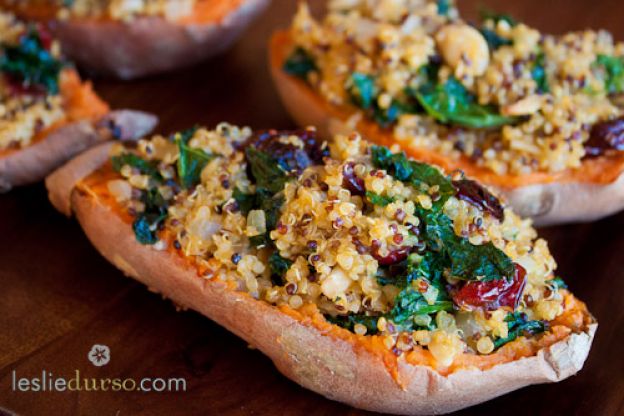 Quinoa Stuffed Sweet Potatoes