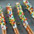 Rainbow pretzel wands