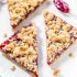 Raspberry Bars with Oatmeal Crumble Topping
