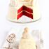 Red velvet snow cake