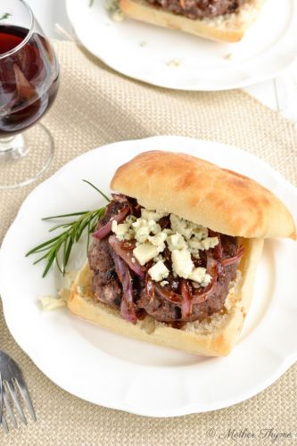 Red wine burgers