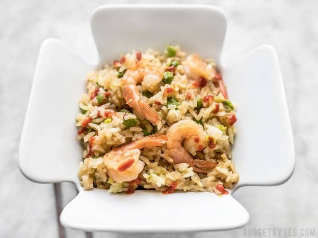Rice Cooker Teriyaki Shrimp and Rice
