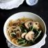 Rice Noodle Soup With Mushrooms And Kale