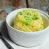 Single-serving cheesy broccoli rice casserole