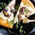 Ricotta Mushroom Pizza
