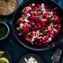 Chopped roasted beet salad