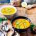 Roasted Carrot Soup With Parsley & Walnut Pesto